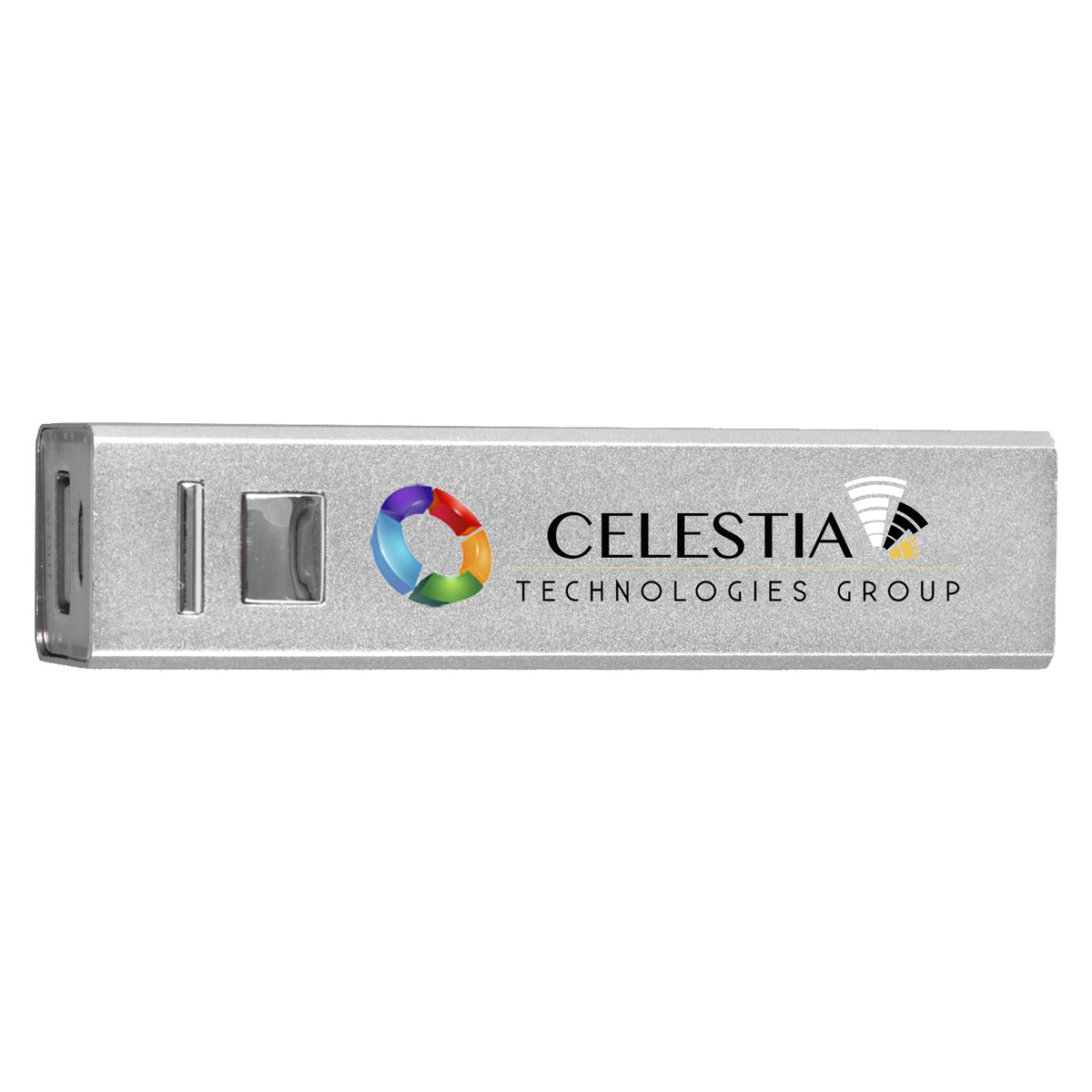 "In Charge Alloy" UL Listed Aluminum 2200 mAh Lithium Ion Portable Power Bank Charger 1