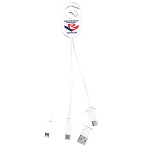 "WEBER" 5-in-1 Cell Phone Charging Cable with Carabiner Clip 1