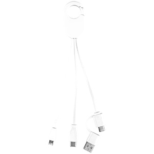 "WEBER" 5-in-1 Cell Phone Charging Cable with Carabiner Clip 1