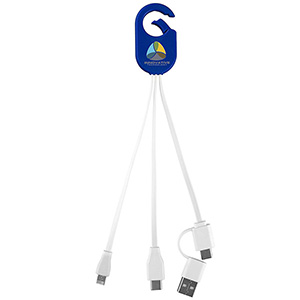 "WEBER" 5-in-1 Cell Phone Charging Cable with Carabiner Clip 1