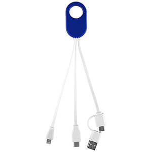 "WEBER" 5-in-1 Cell Phone Charging Cable with Carabiner Clip 1