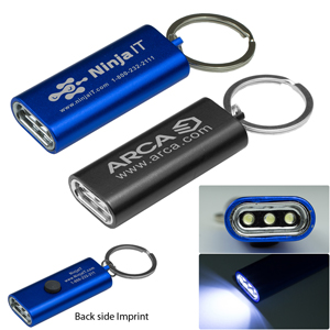 "Titania" 3 LED Ultra Thin Aluminum Keychain Keylight 1