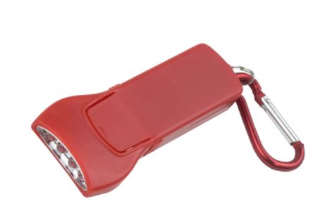 "Beamer" 4 LED Key holder Key light w/Carabiners Clip (Photo image Full Color) 1