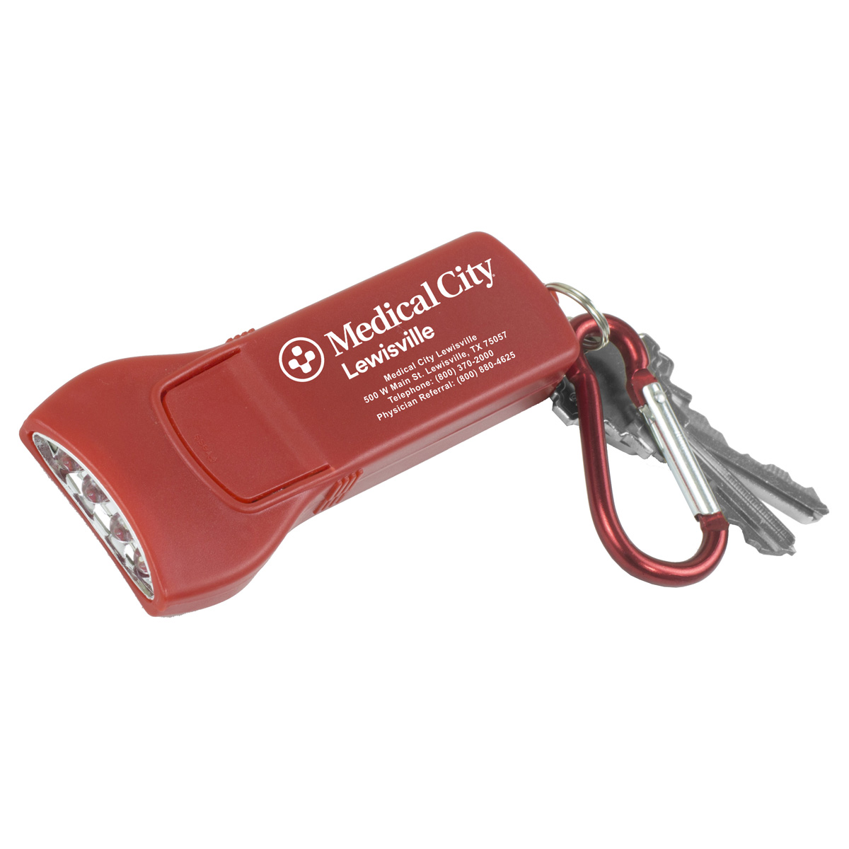"Beamer" 4 LED Keyholder Keylight w/Carabiner Clip 1