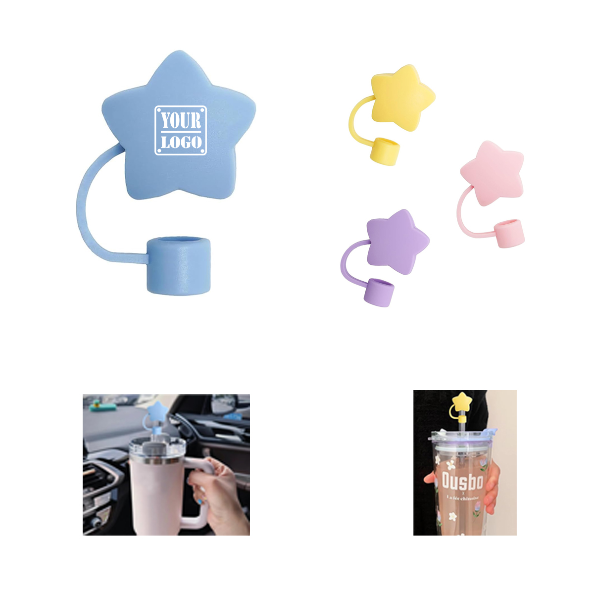 Silicone Straw Topper 1