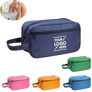 Double Zipper Toiletry Bag w/Carrying Handle 1 Double Zipper Toiletry Bag w/Carrying Handle 1
