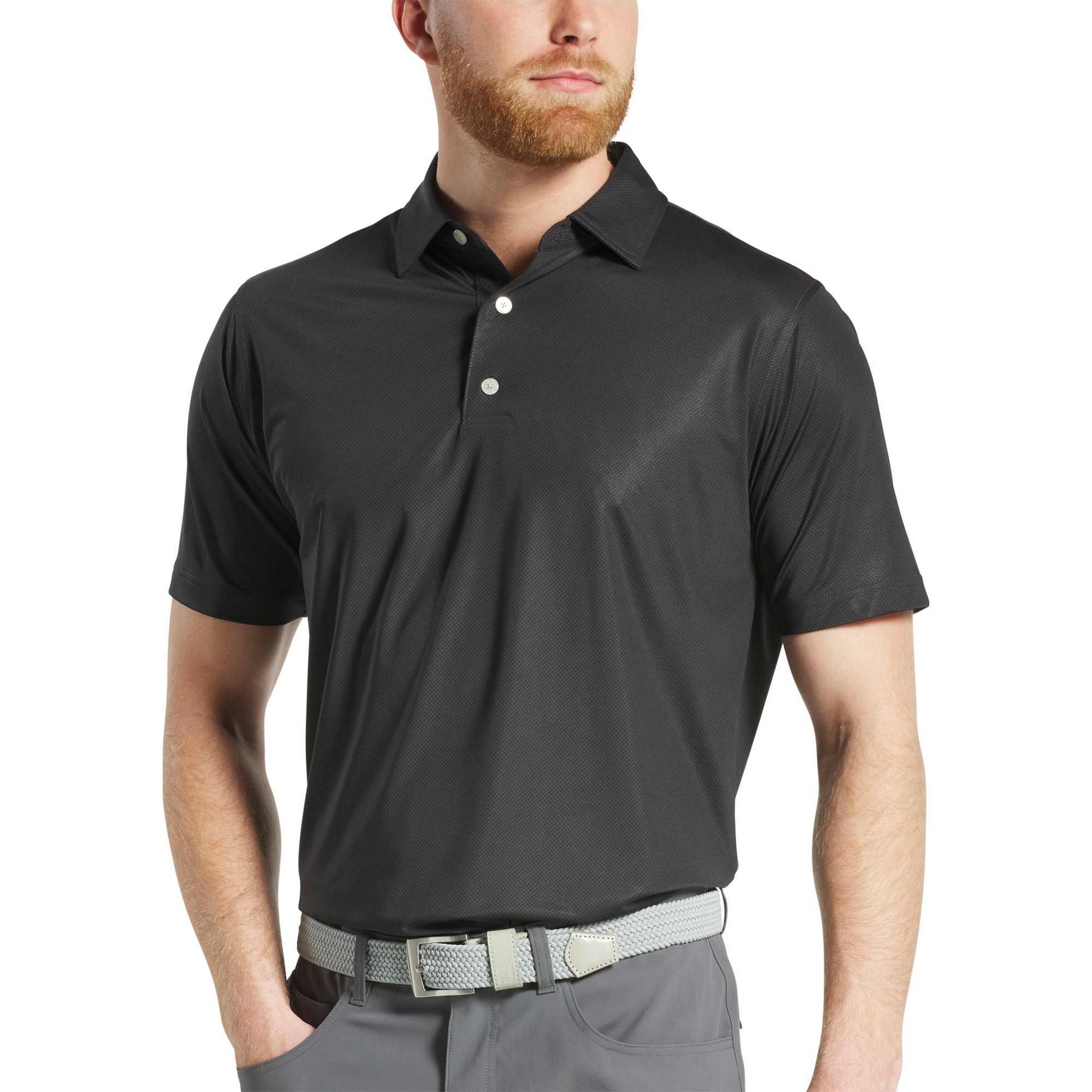 FootJoy Men's Tonal Dot Print Polo 2