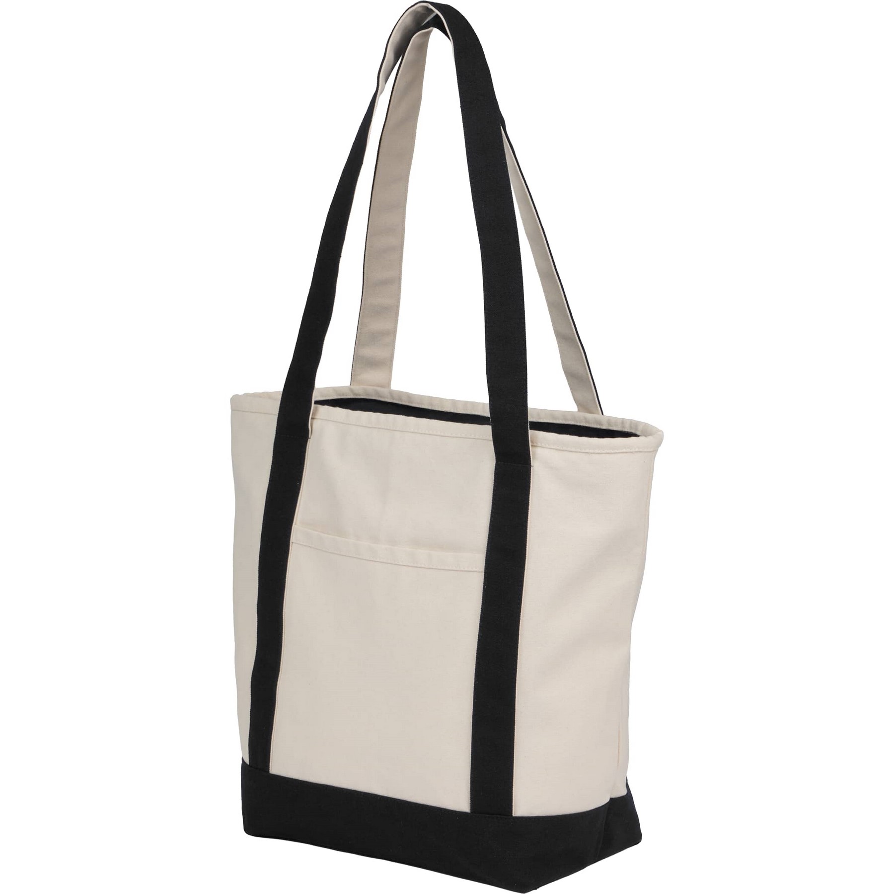 Recycled 12oz Zip Top Canvas Tote 1