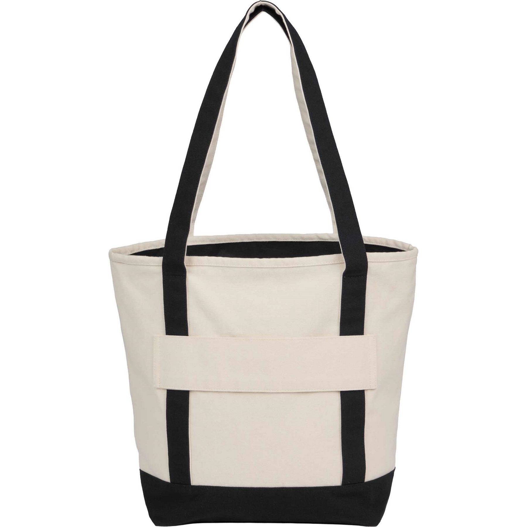 Recycled 12oz Zip Top Canvas Tote 1