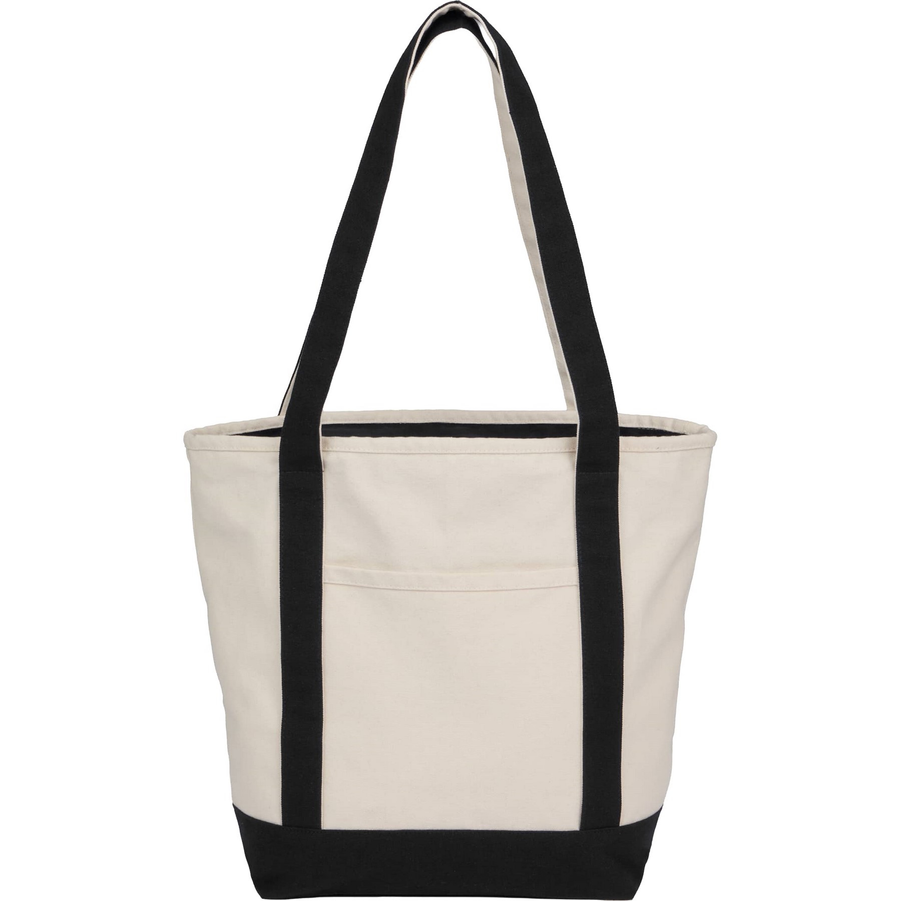 Recycled 12oz Zip Top Canvas Tote 1