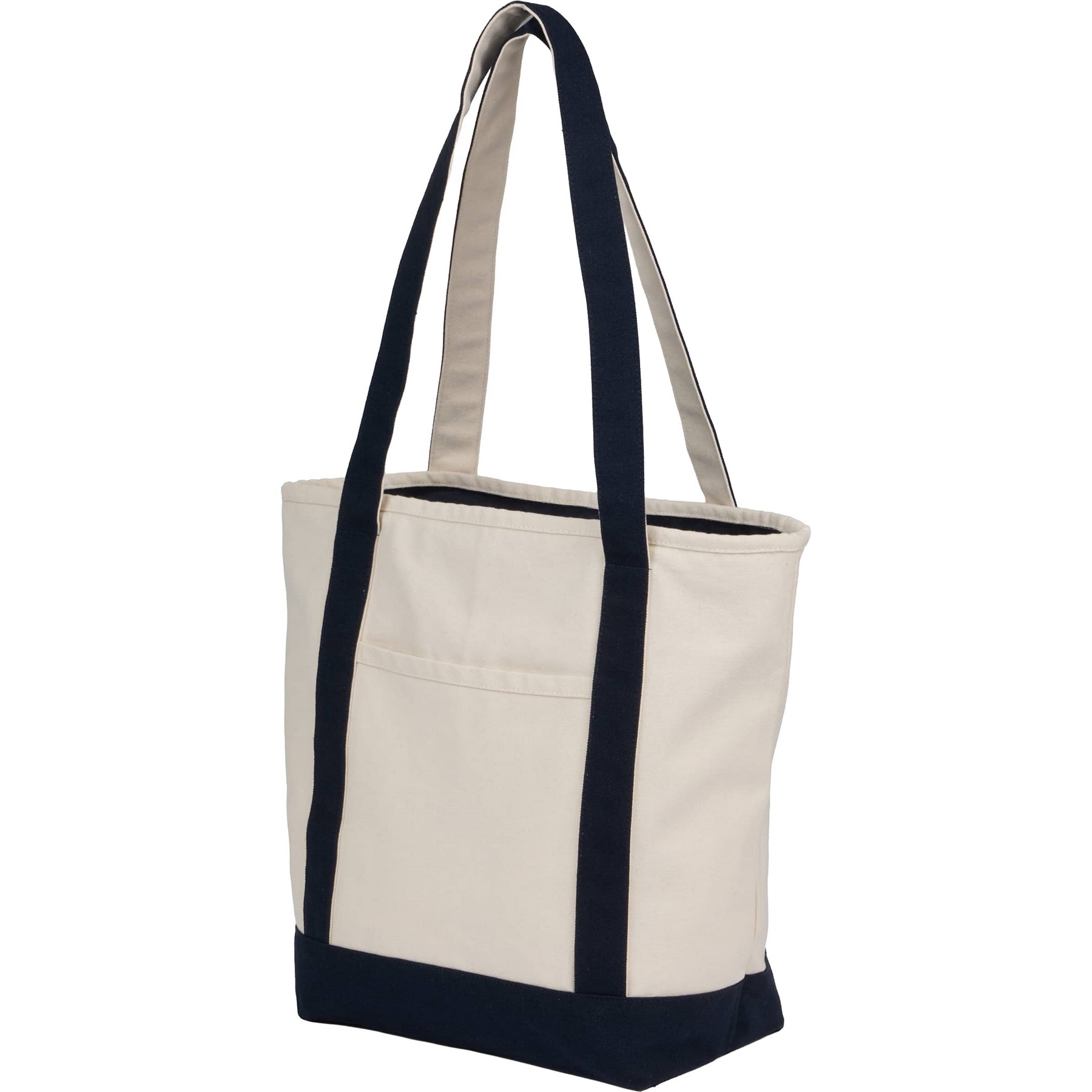 Recycled 12oz Zip Top Canvas Tote 1