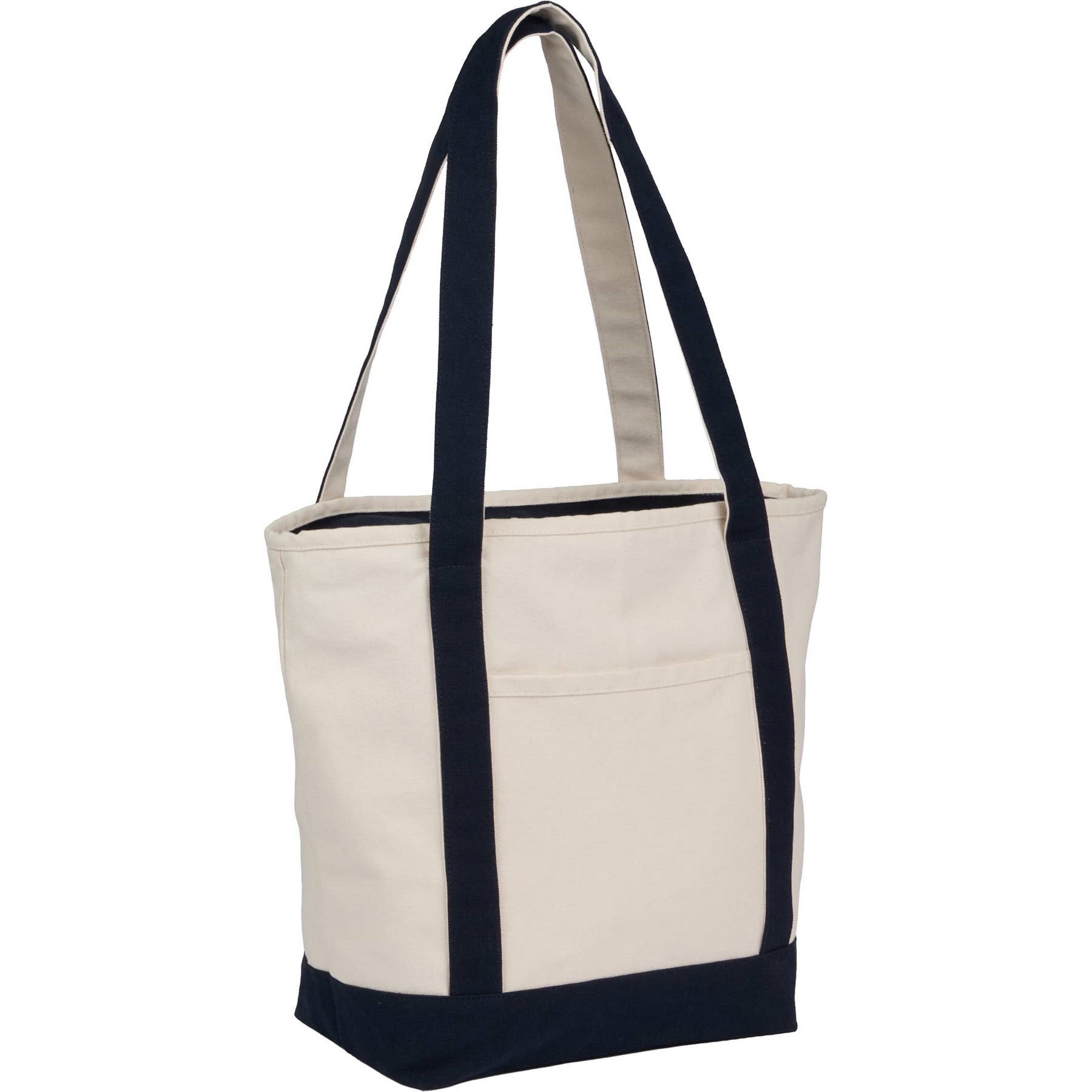 Recycled 12oz Zip Top Canvas Tote 1