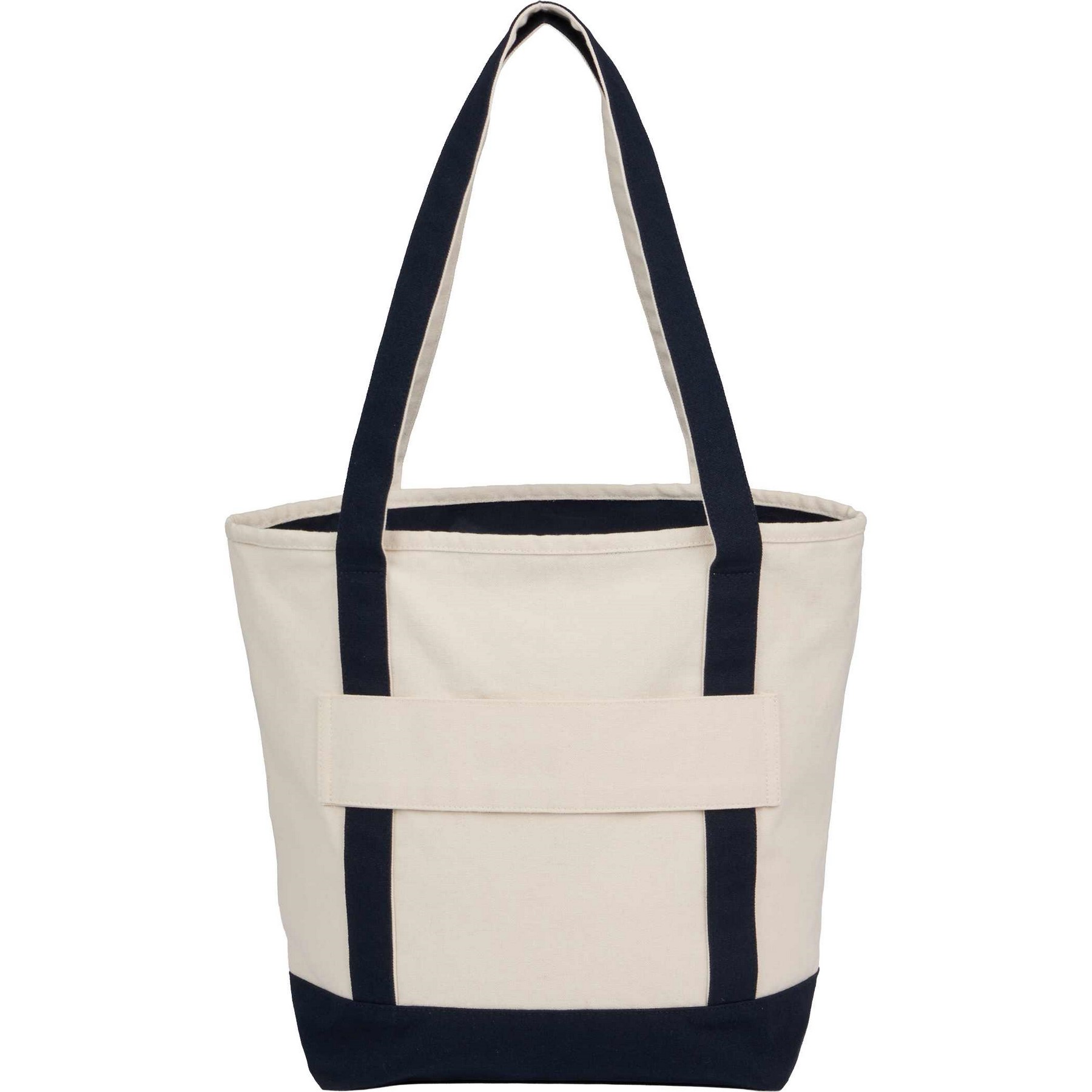Recycled 12oz Zip Top Canvas Tote 1