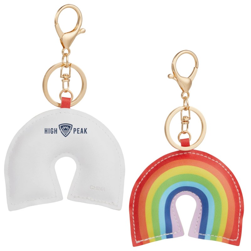 Rainbow Leather Keychain 1 Rainbow Leather Keychain 1