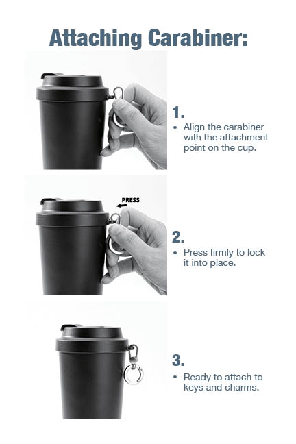 Haley Vacuum Tumbler One Touch Opening Lid 16oz 1