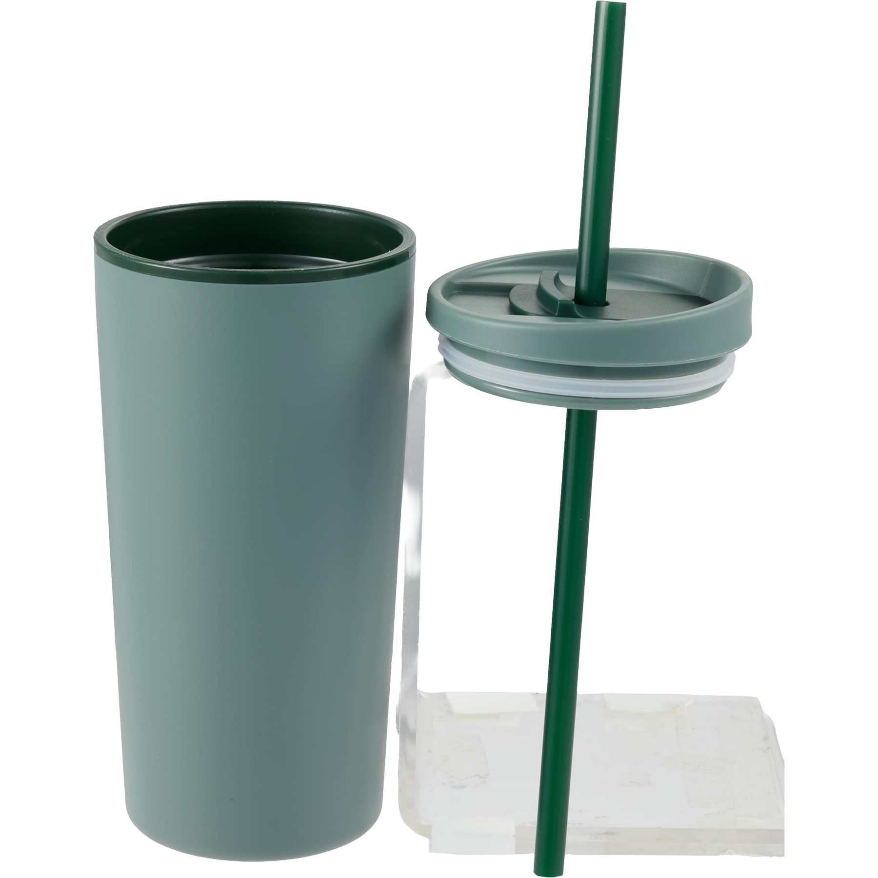 Santino Recycled Tumbler w/ Dual Function Lid 16oz 1