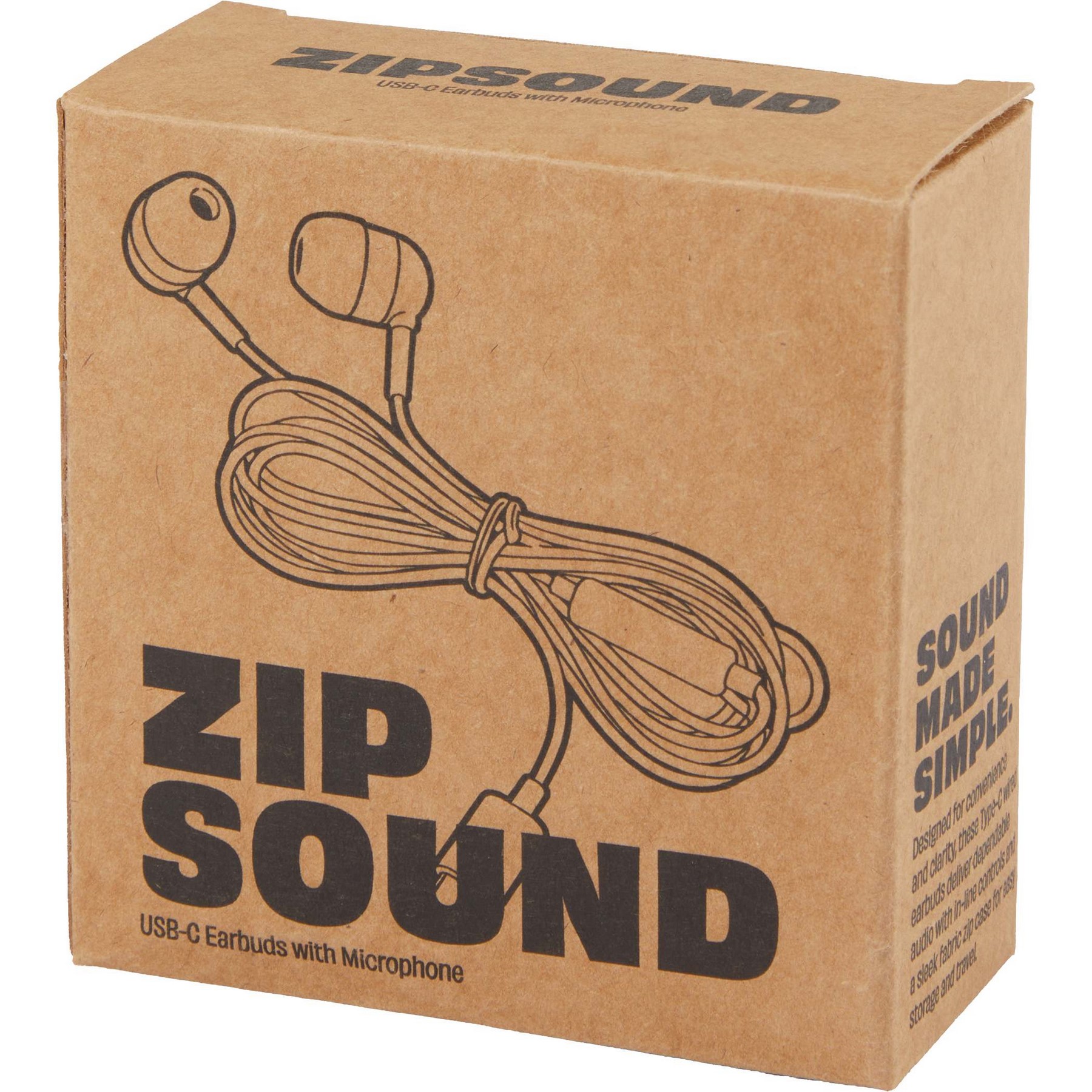 ZipSound USB-C Wired Earbuds with Microphone 1