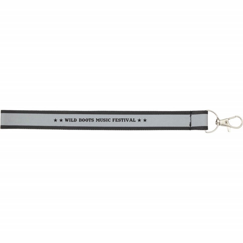 Reflective Recycled Wrist Lanyard 1 Reflective Recycled Wrist Lanyard 1