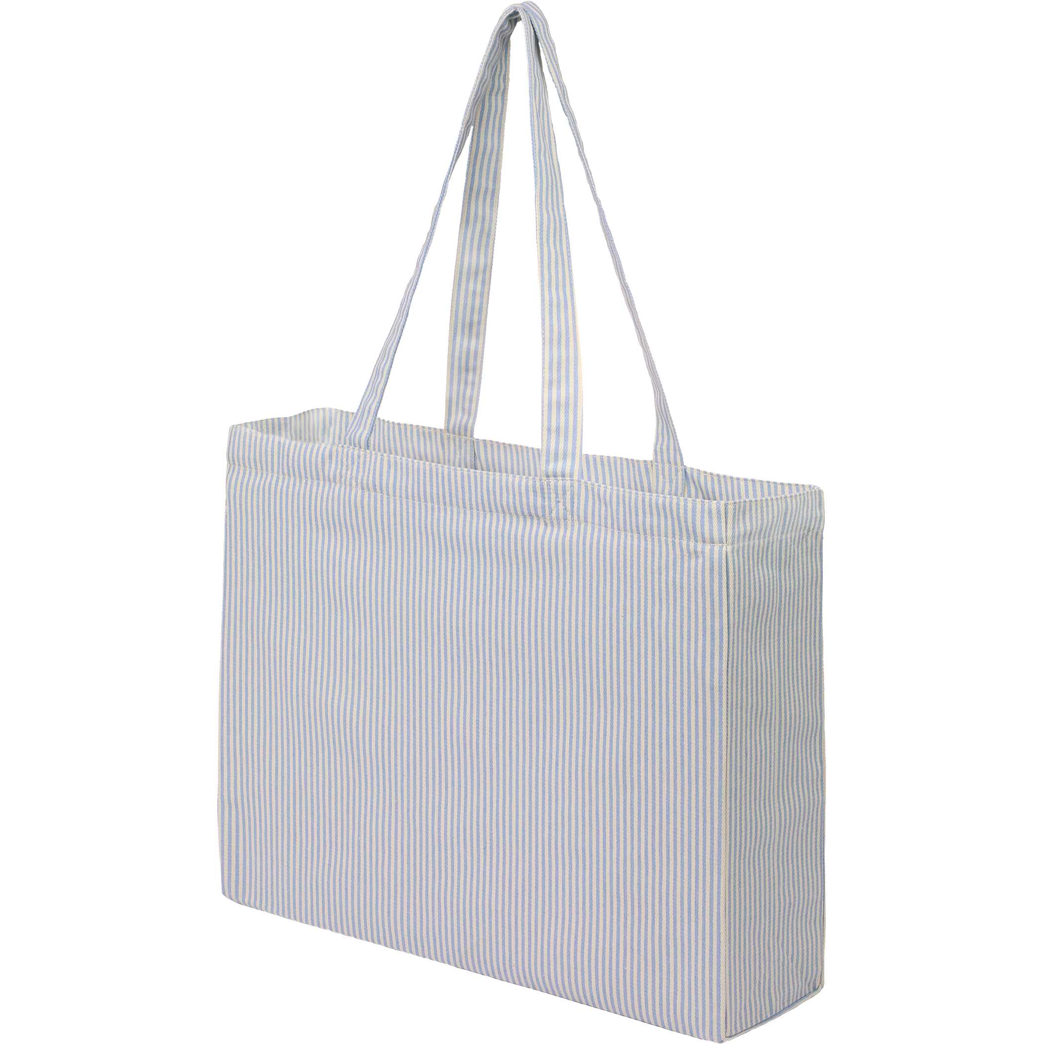 Striped Pacific Recycled Cotton Shopper Tote 1