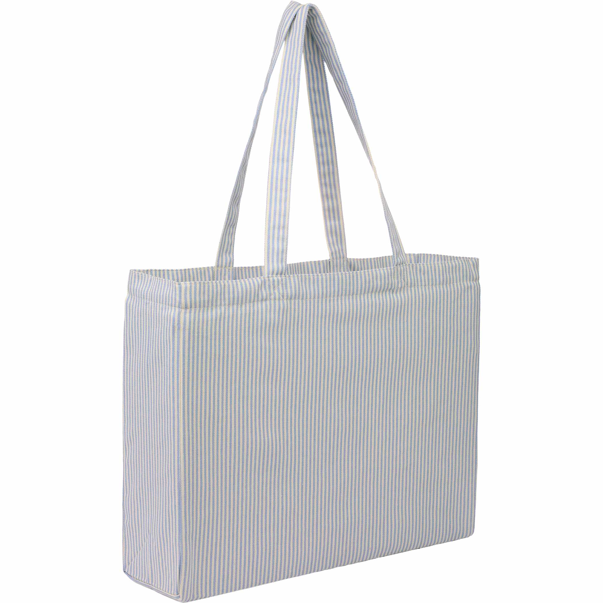 Striped Pacific Recycled Cotton Shopper Tote 1