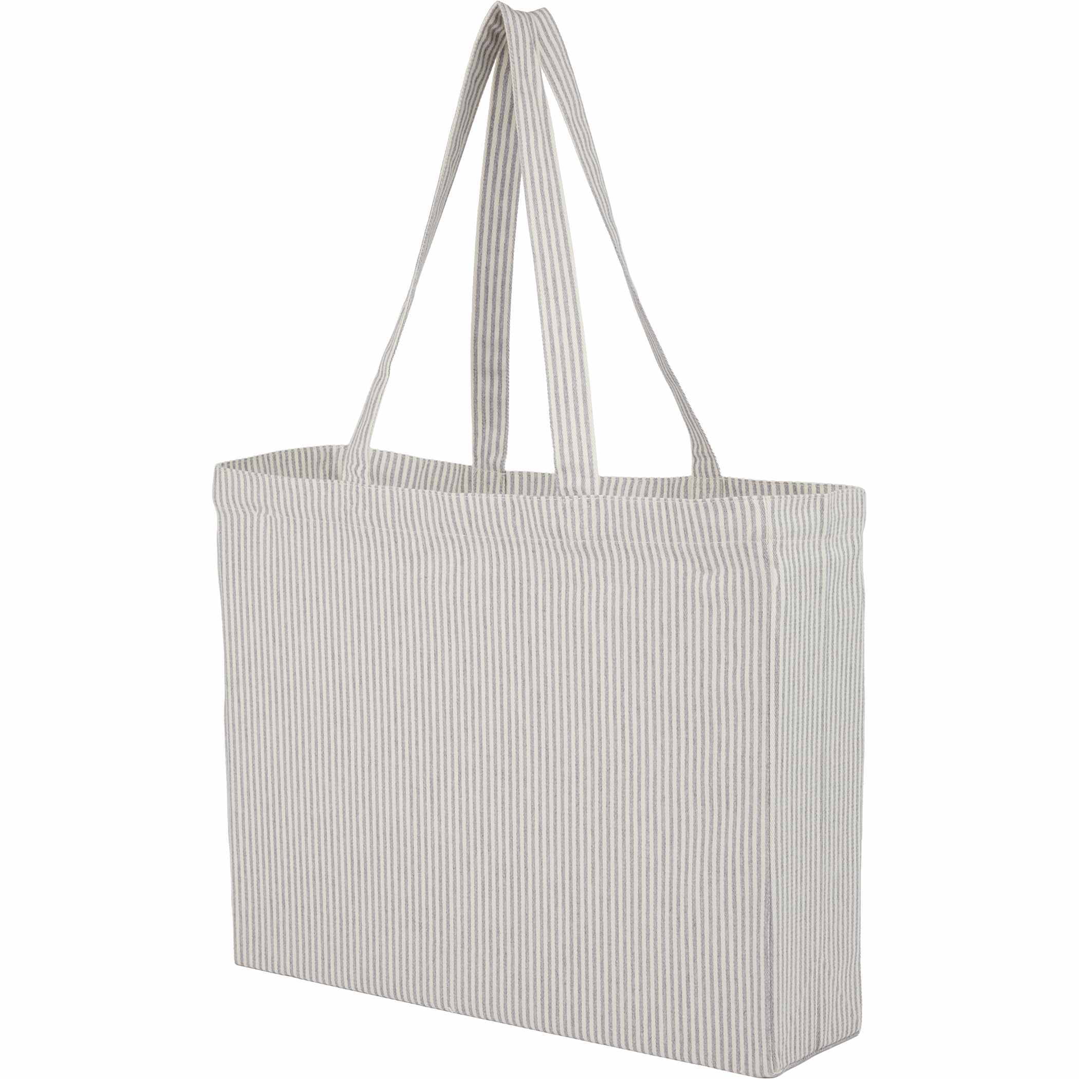 Striped Pacific Recycled Cotton Shopper Tote 1