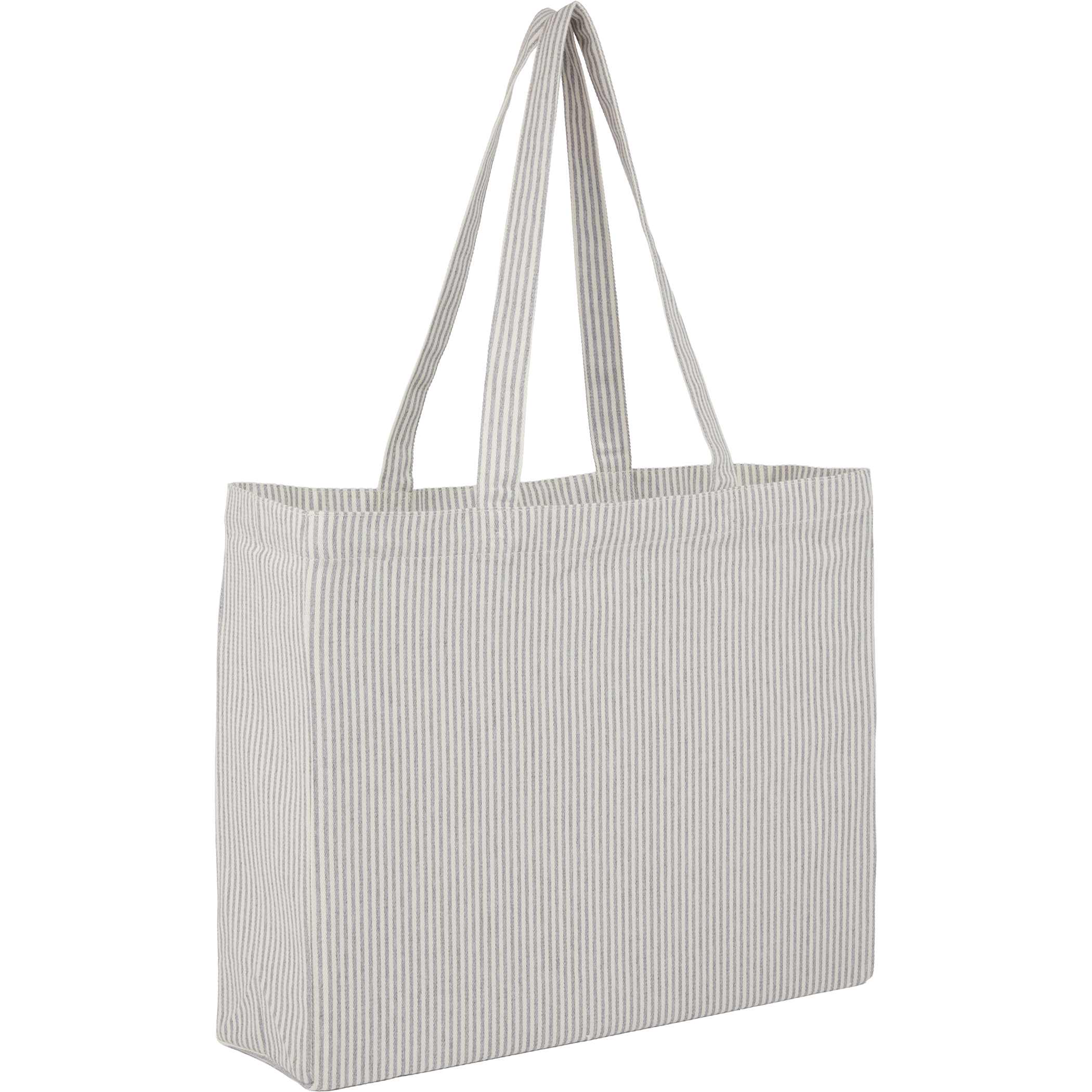 Striped Pacific Recycled Cotton Shopper Tote 1