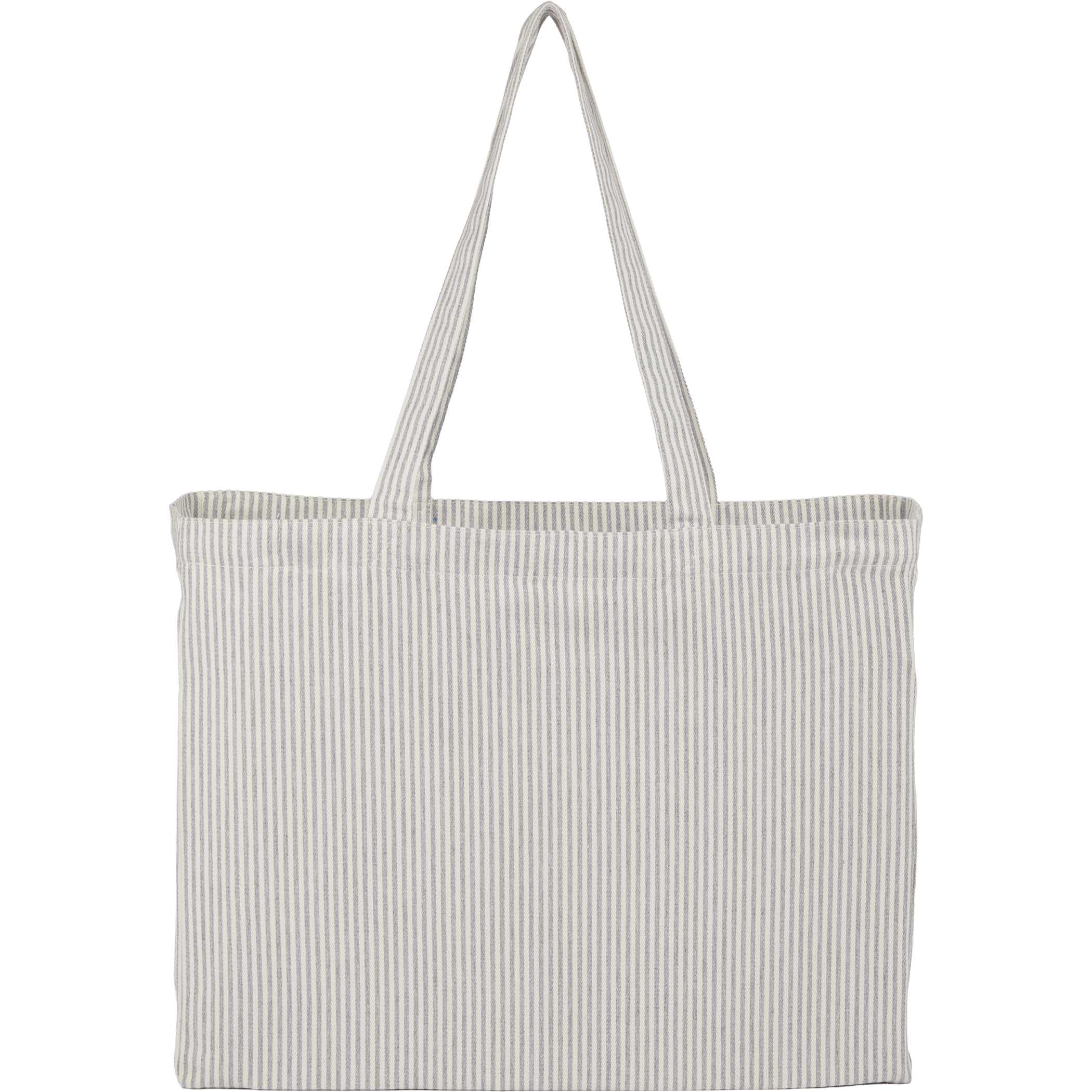 Striped Pacific Recycled Cotton Shopper Tote 1