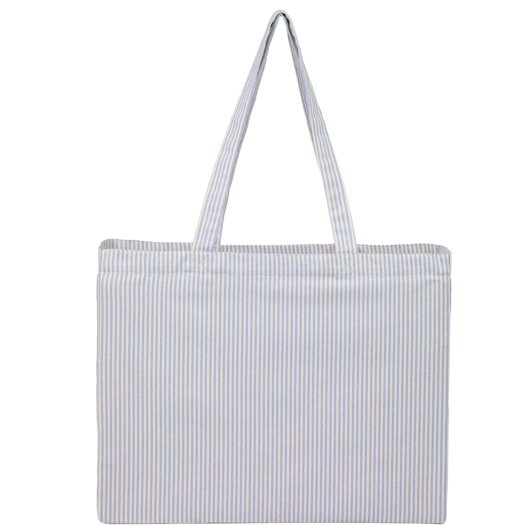 Striped Pacific Recycled Cotton Shopper Tote 1