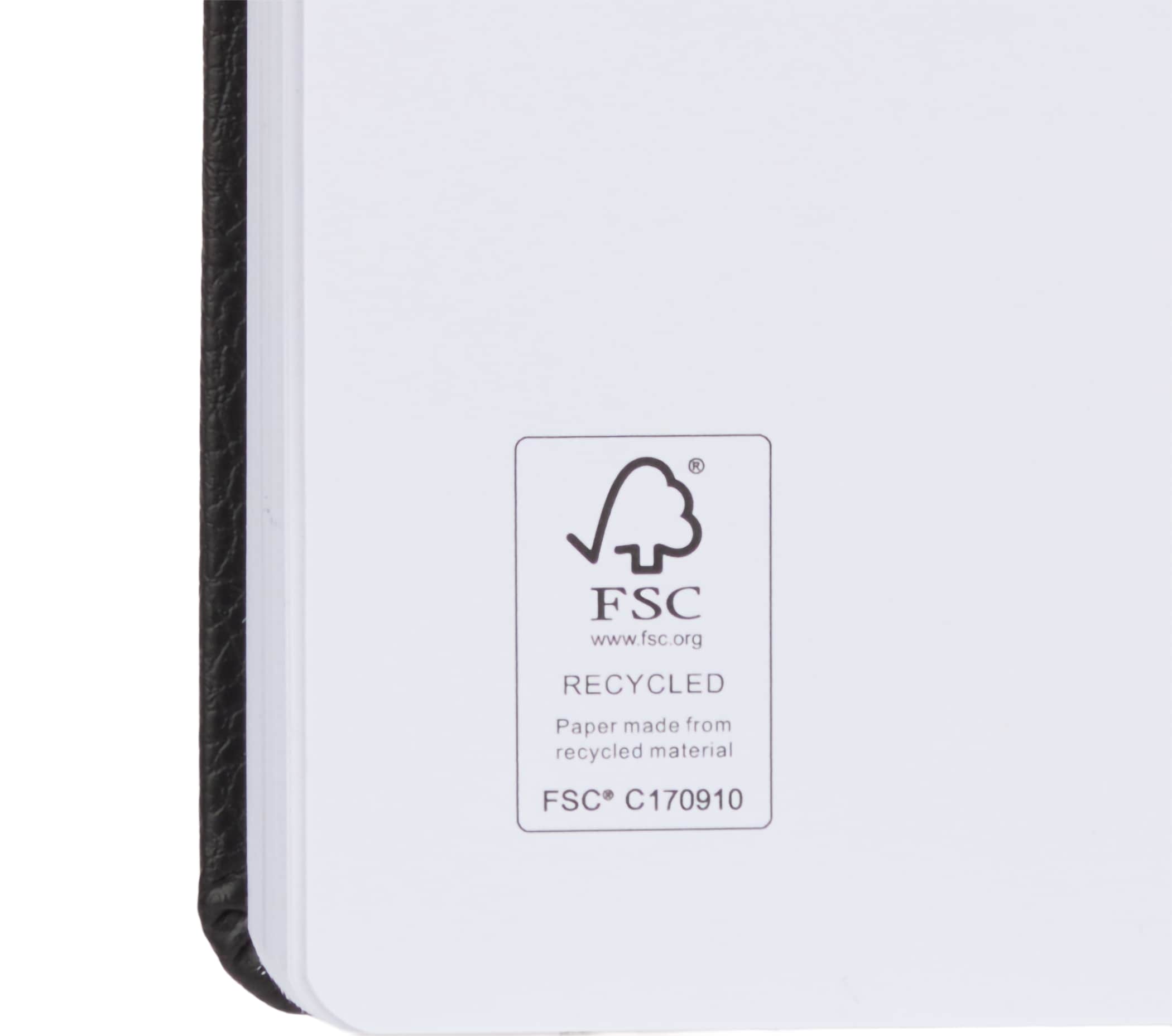 5" x 7" FSC® Recycled Pebble Hard Bound Journal 1