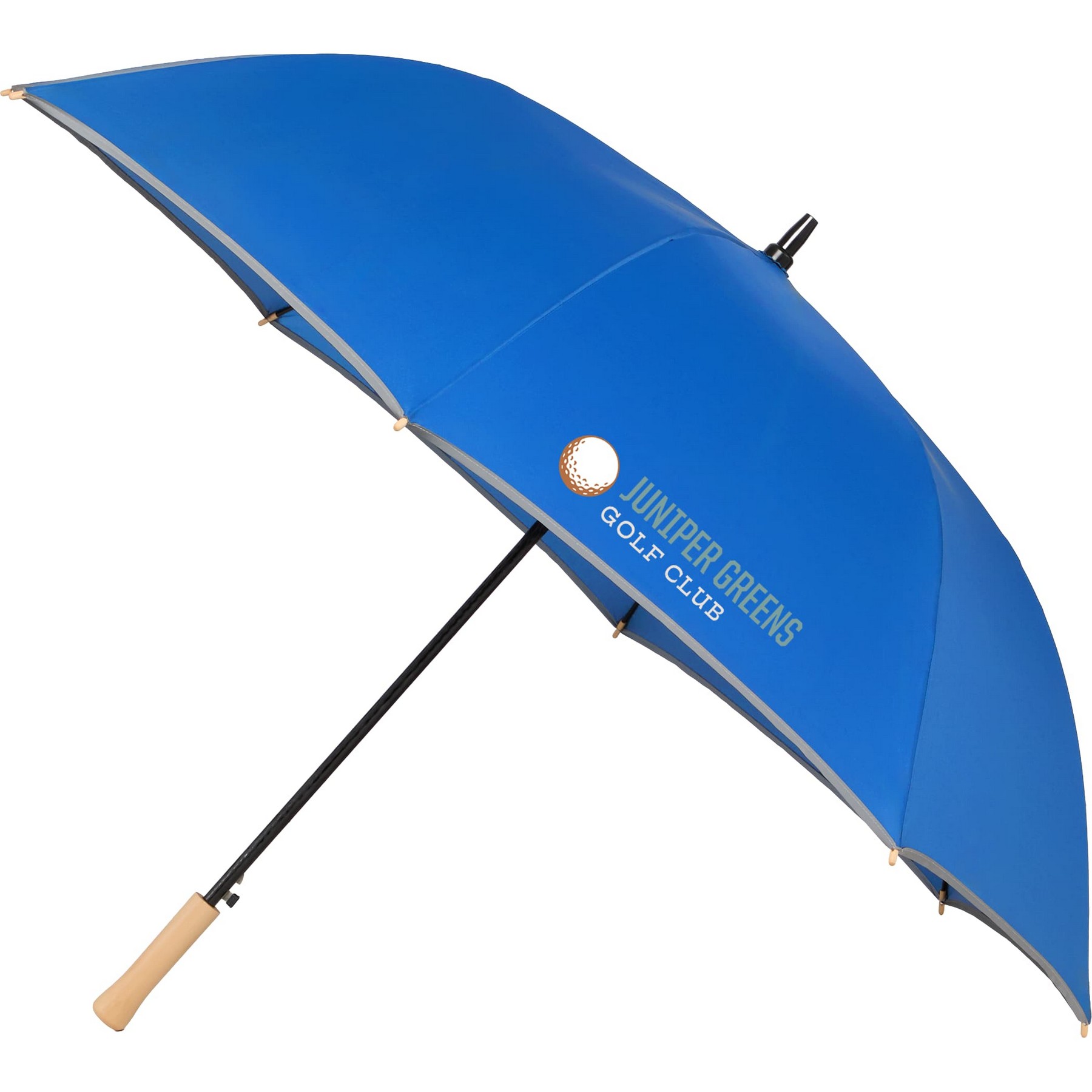 60" Auto Open Umbrella w/ Reflective Trim 1