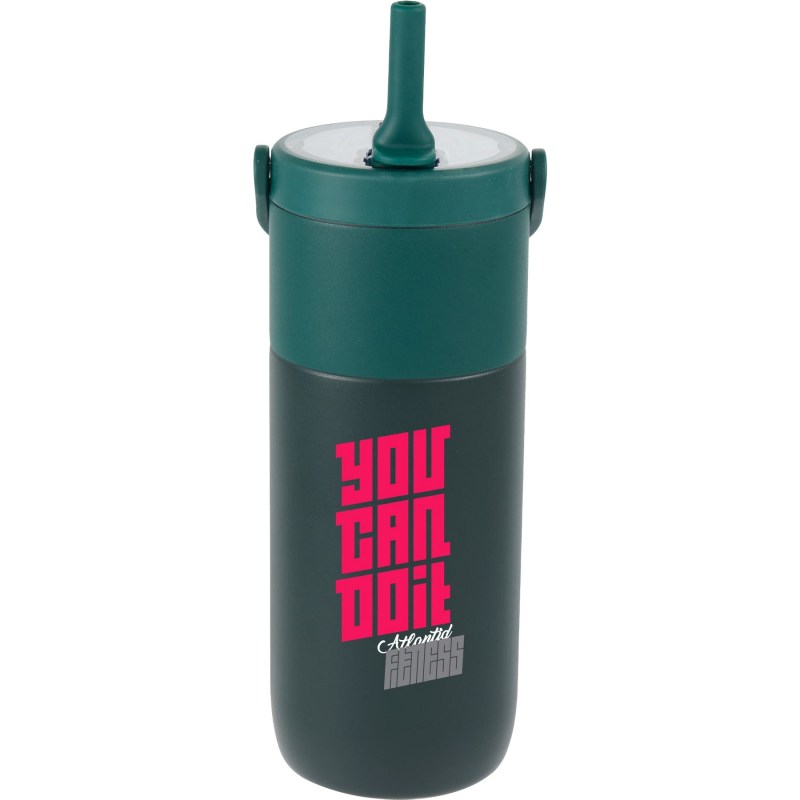 ROOTS Ceramic Lined Travel Tumbler w/ Straw 20oz 1 ROOTS Ceramic Lined Travel Tumbler w/ Straw 20oz 1