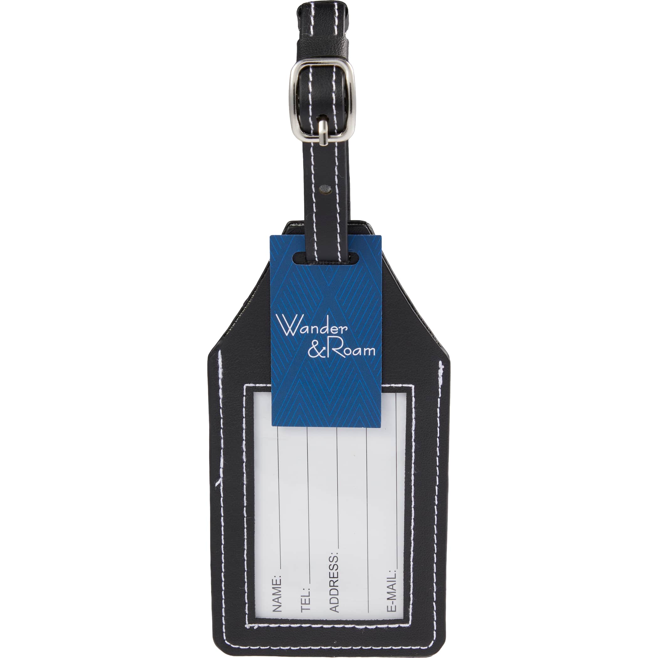 Wander & Roam Luggage Tag w/ Air Tag Holder 1