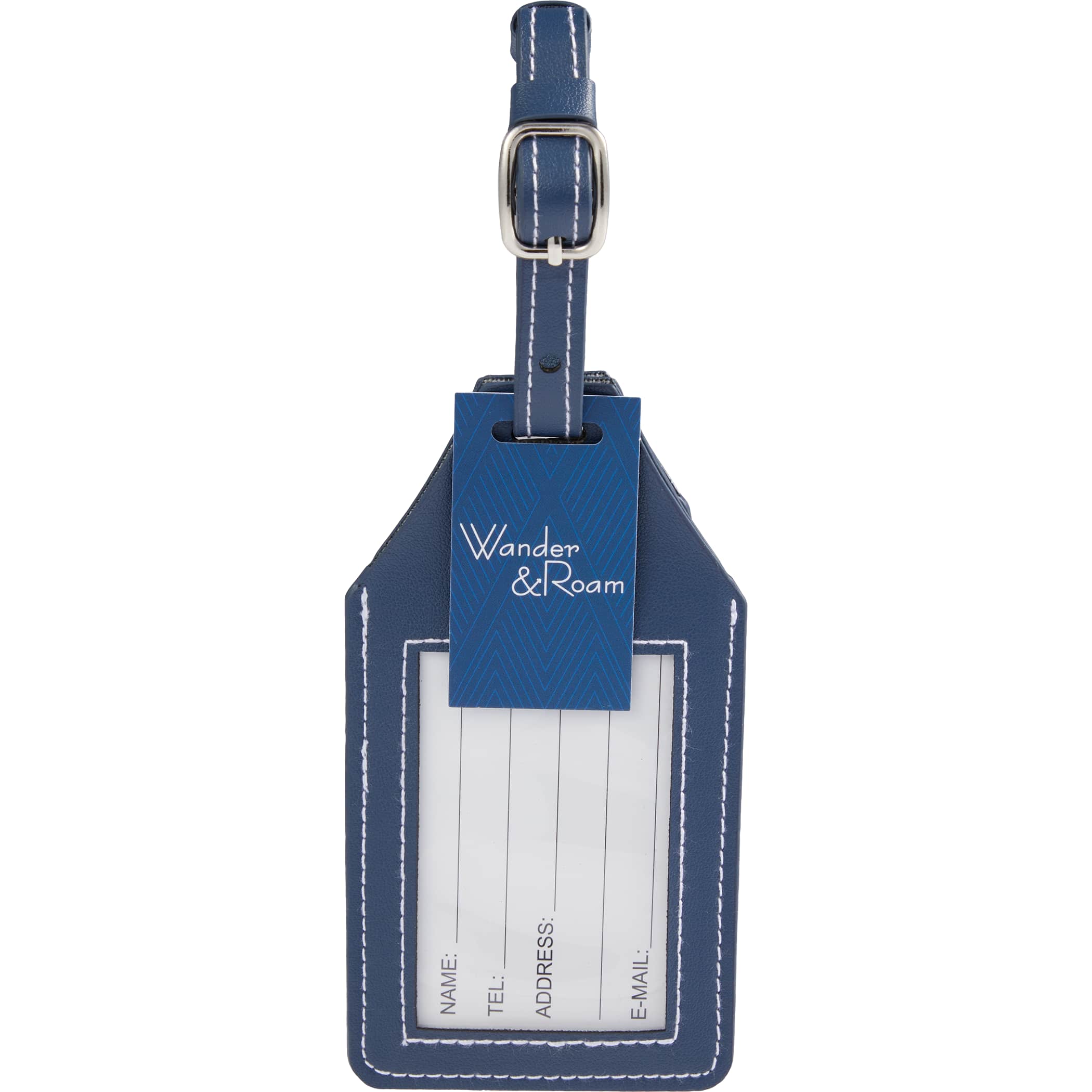 Wander & Roam Luggage Tag w/ Air Tag Holder 1