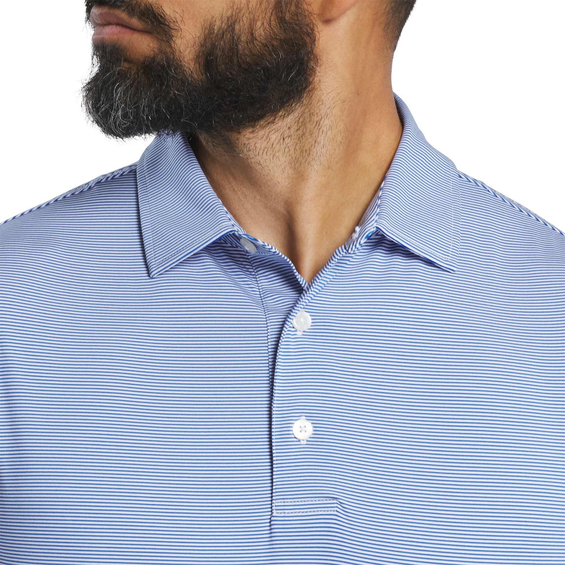 FootJoy Men's MicroFeeder Stripe Polo 2