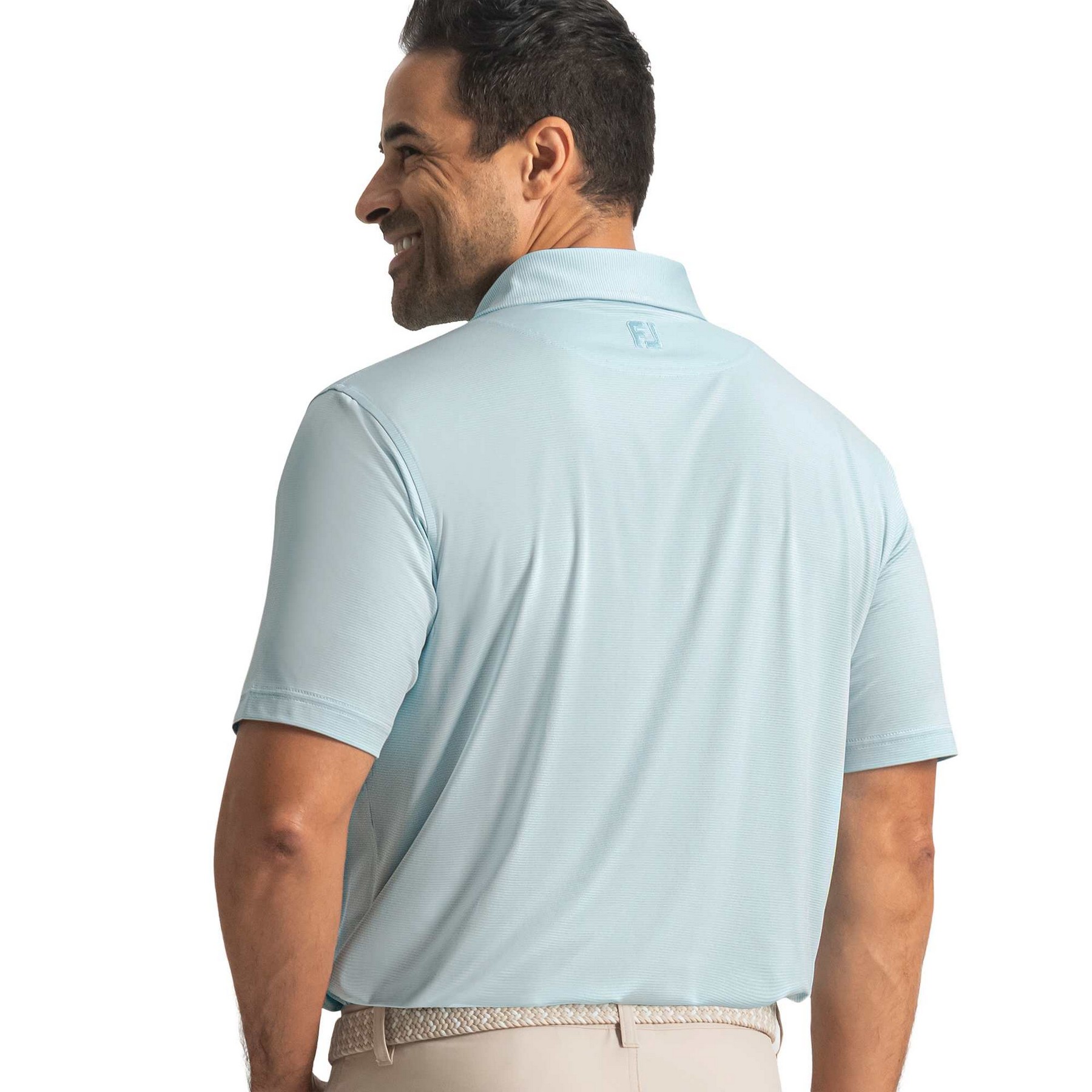 FootJoy Men's MicroFeeder Stripe Polo 2