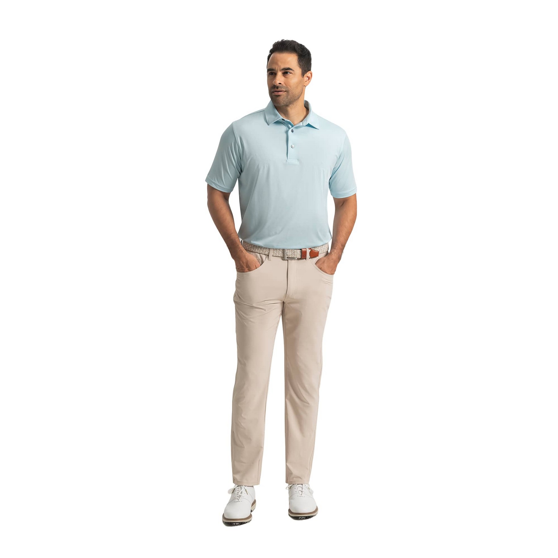 FootJoy Men's MicroFeeder Stripe Polo 2