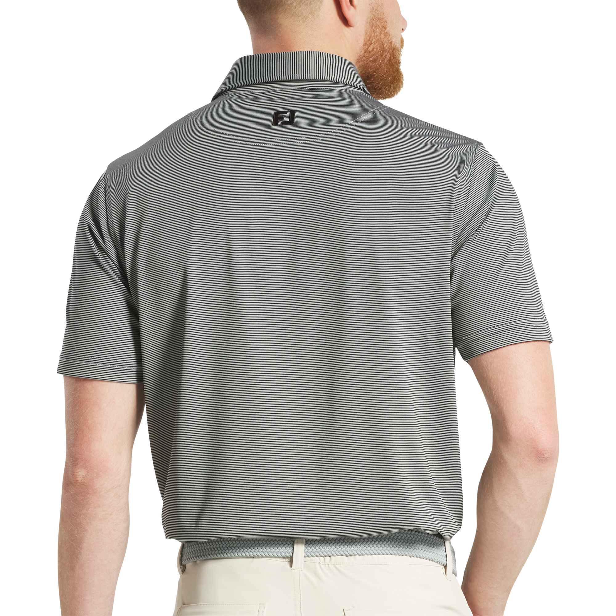 FootJoy Men's MicroFeeder Stripe Polo 2