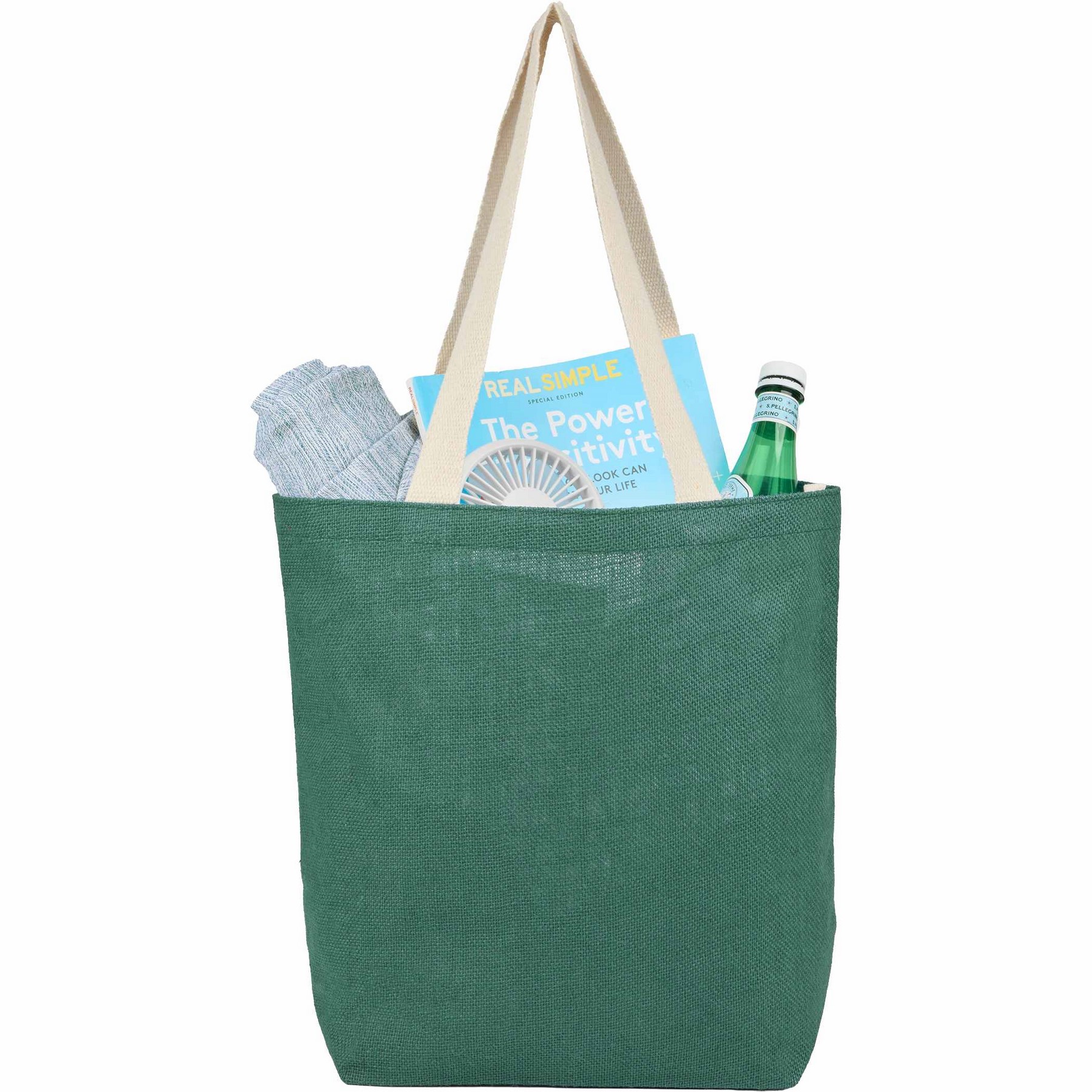 Sol Jute Classic Shopper Tote 1