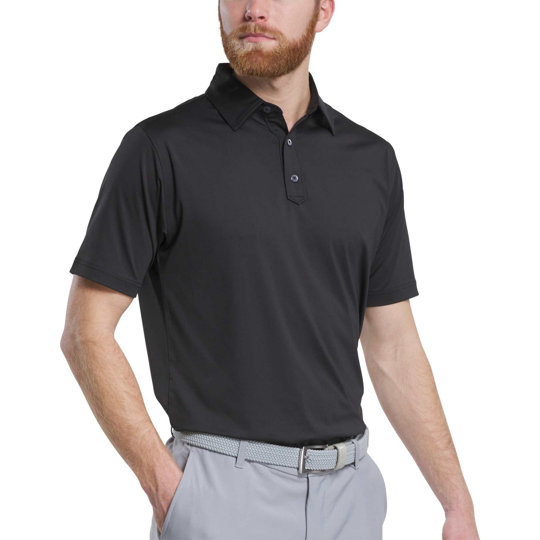 FootJoy Men's Solid Lisle Polo 2