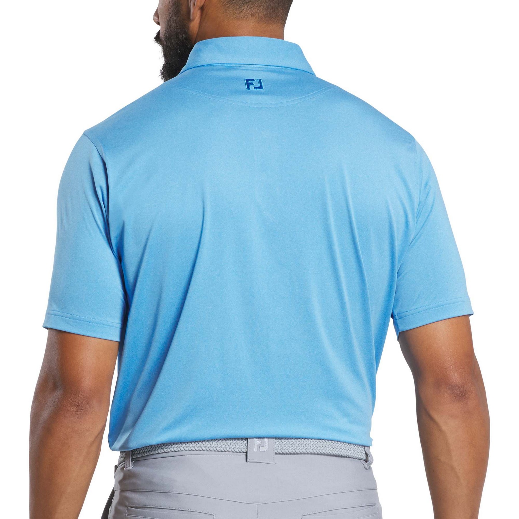FootJoy Men's Solid Lisle Polo 2