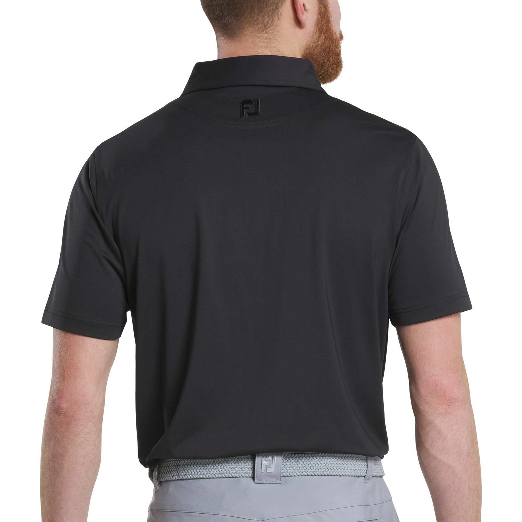 FootJoy Men's Solid Lisle Polo 2