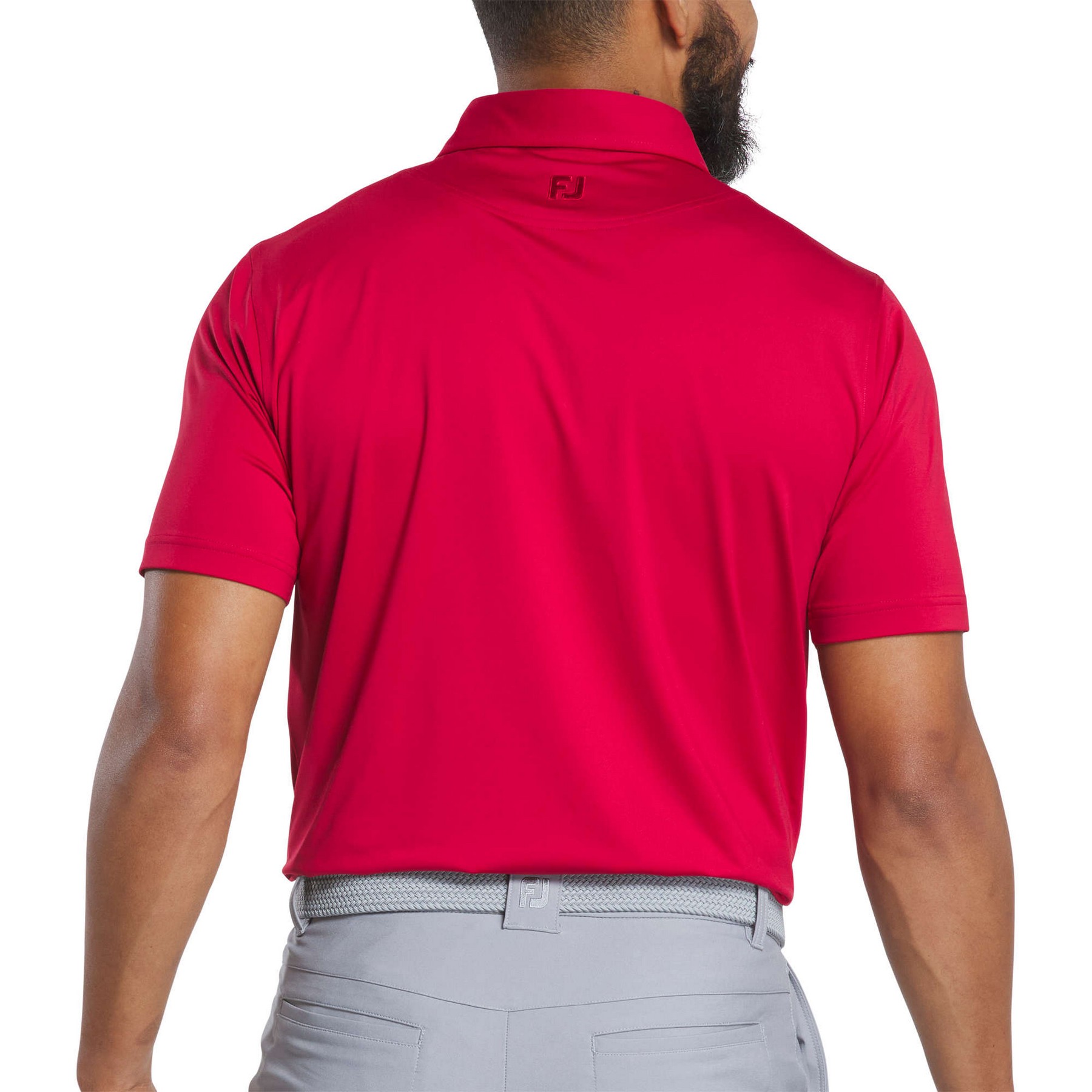 FootJoy Men's Solid Lisle Polo 2
