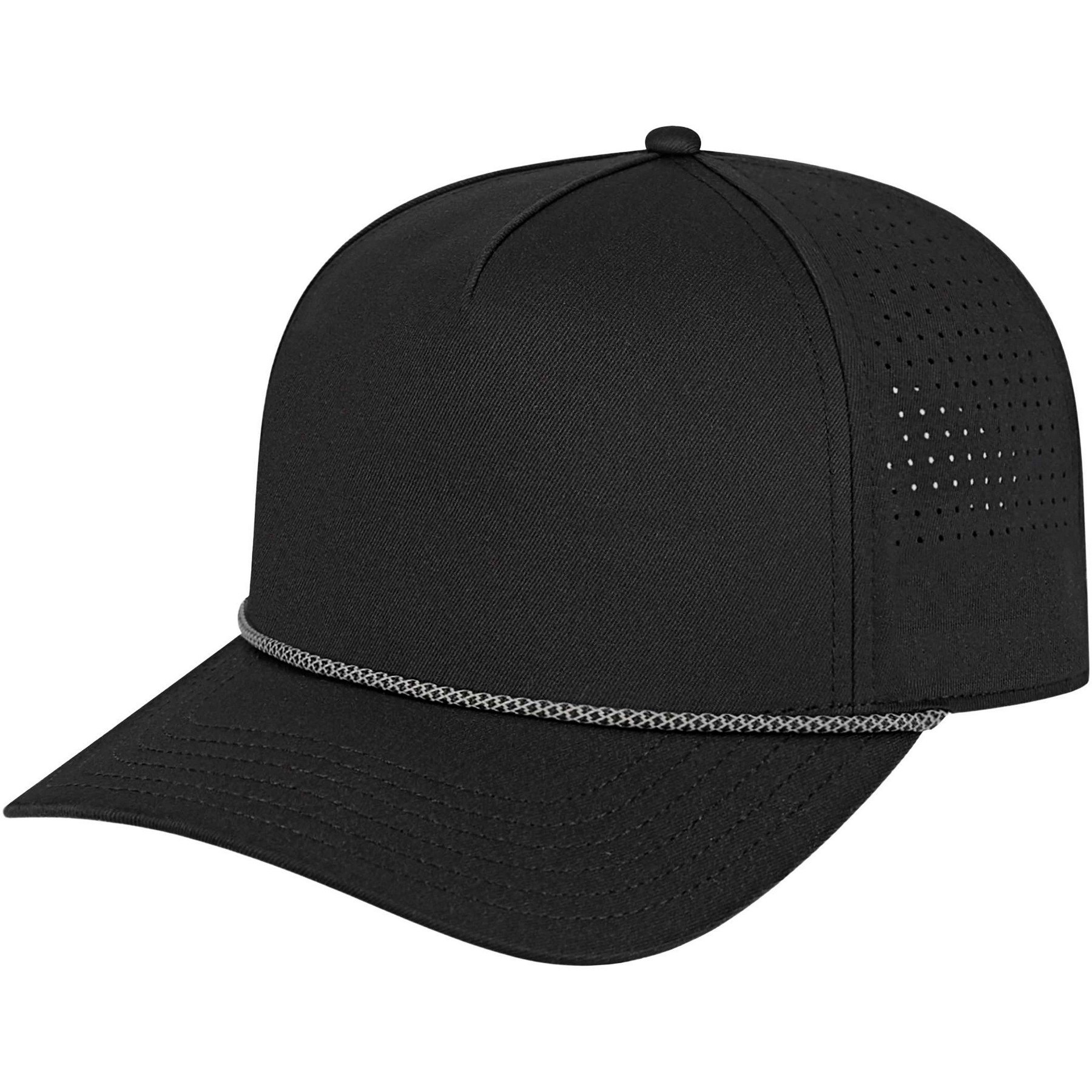 Cap America Summit Perforated Cap with Rope 2