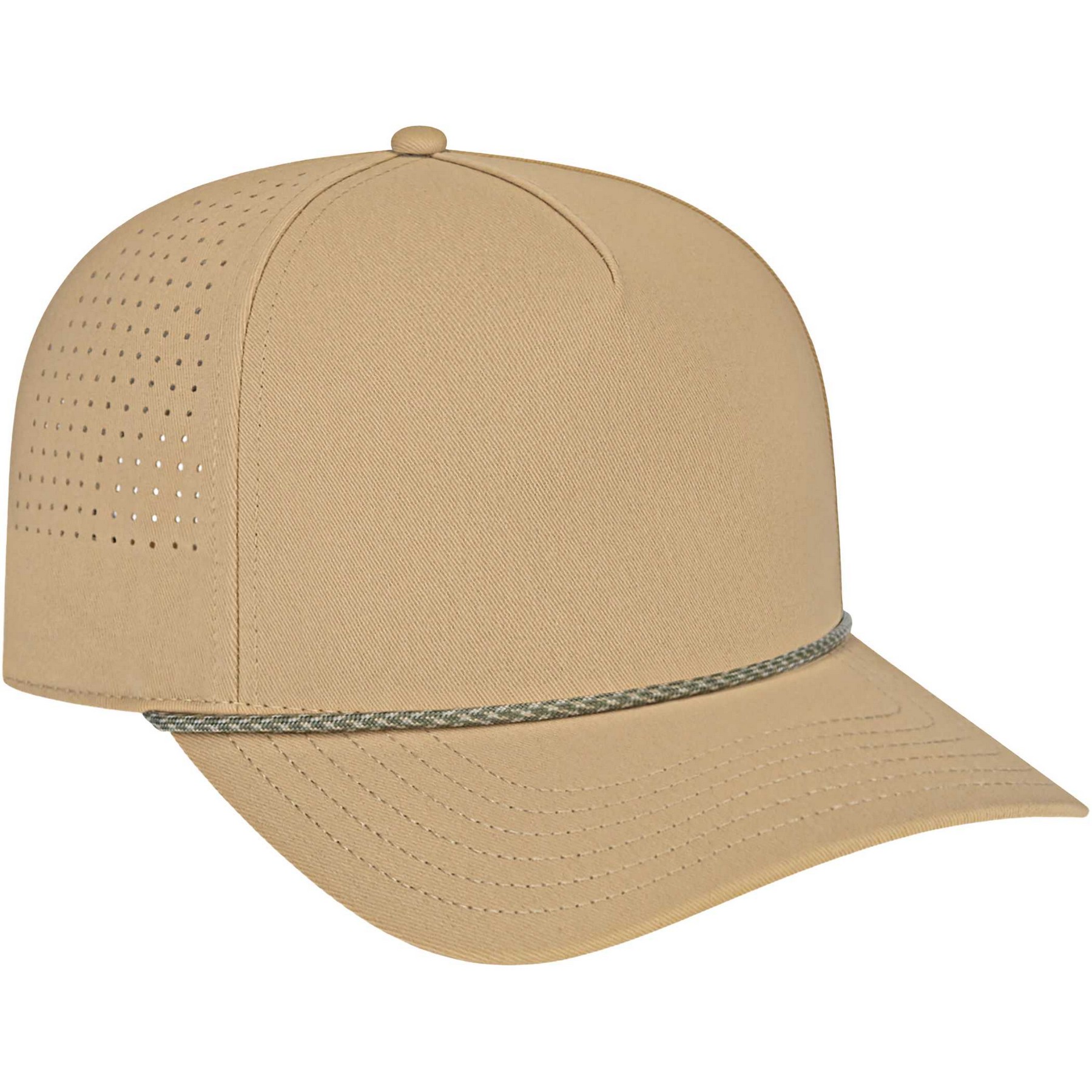Cap America Summit Perforated Cap with Rope 2