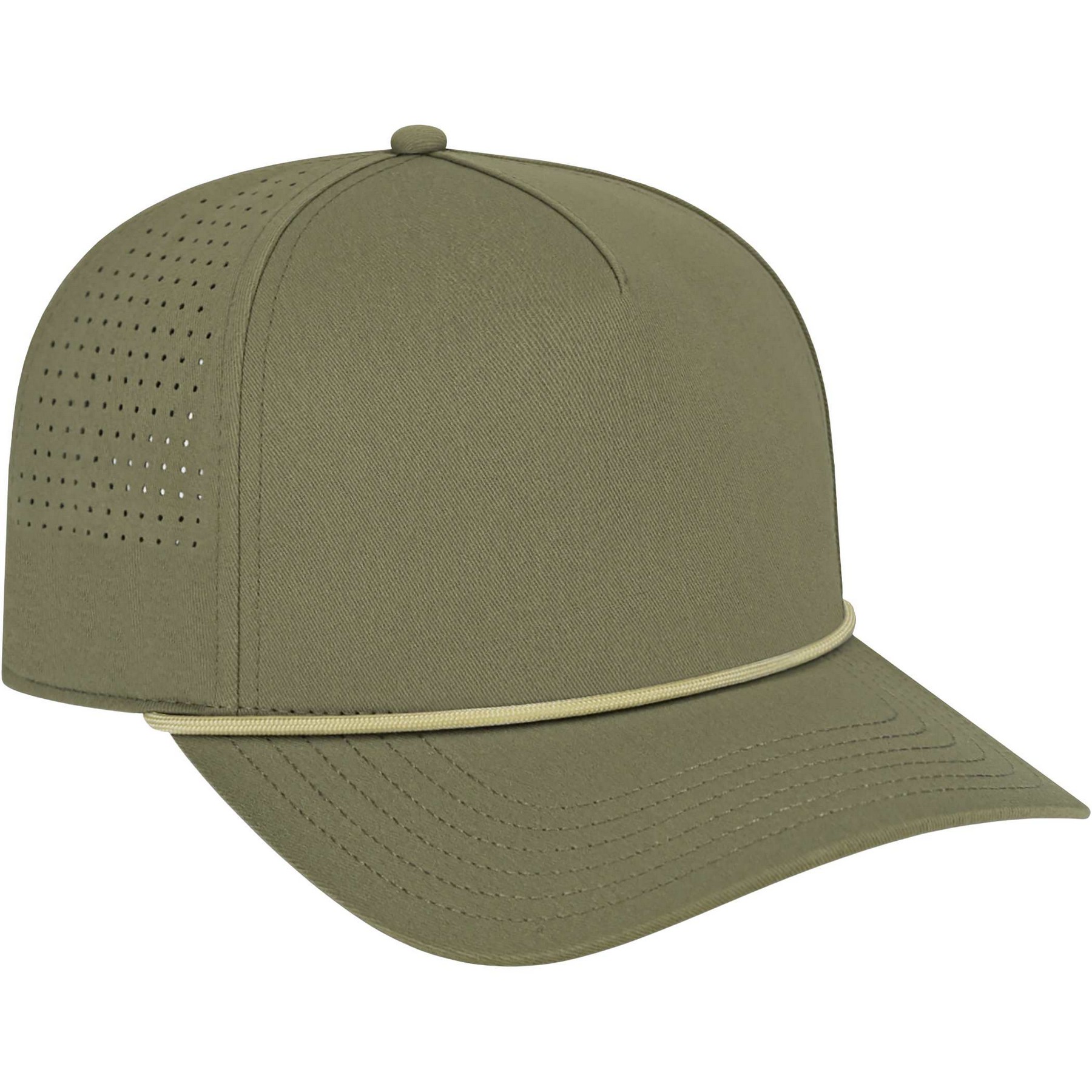 Cap America Summit Perforated Cap with Rope 2
