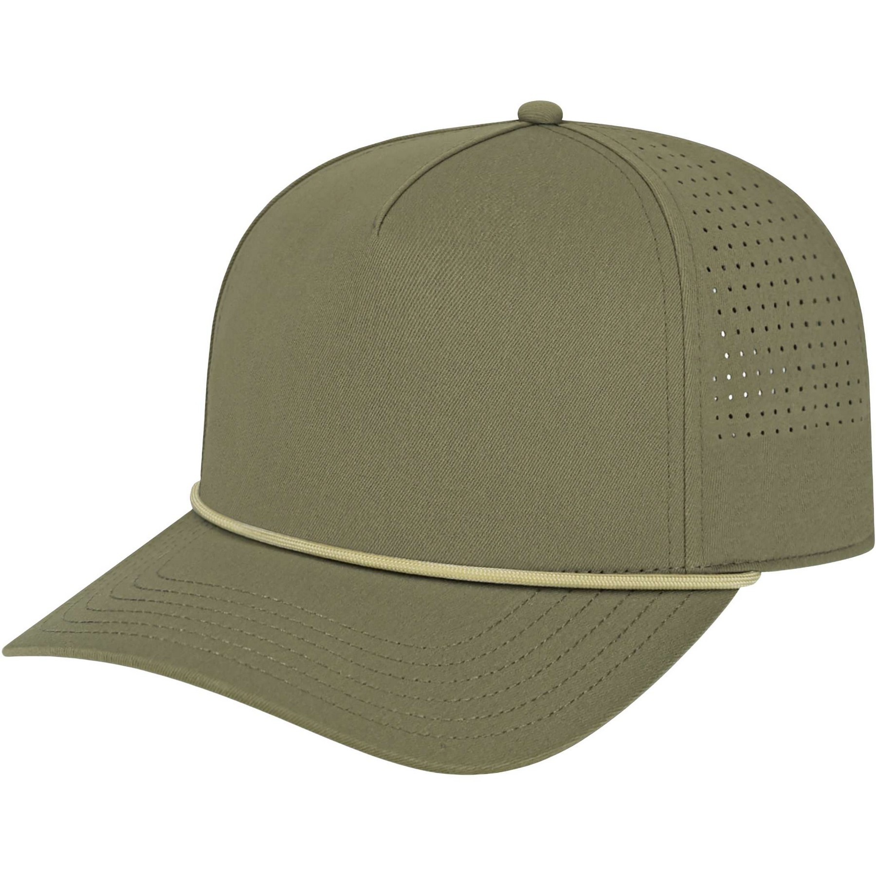 Cap America Summit Perforated Cap with Rope 2