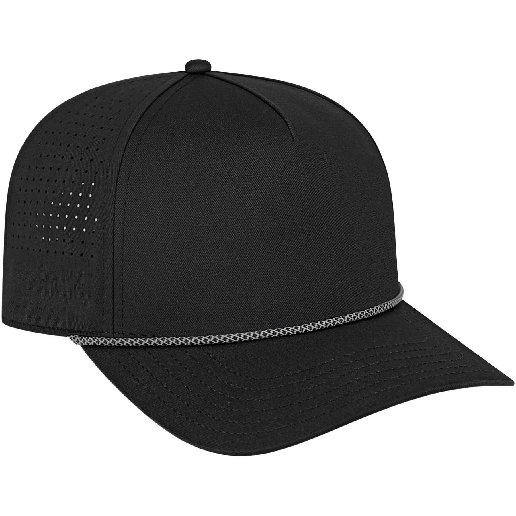 Cap America Summit Perforated Cap with Rope 2