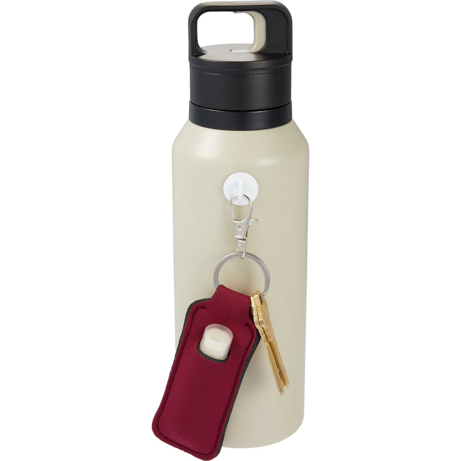Bottle Charm w/ Neoprene Chapstick Holder 1