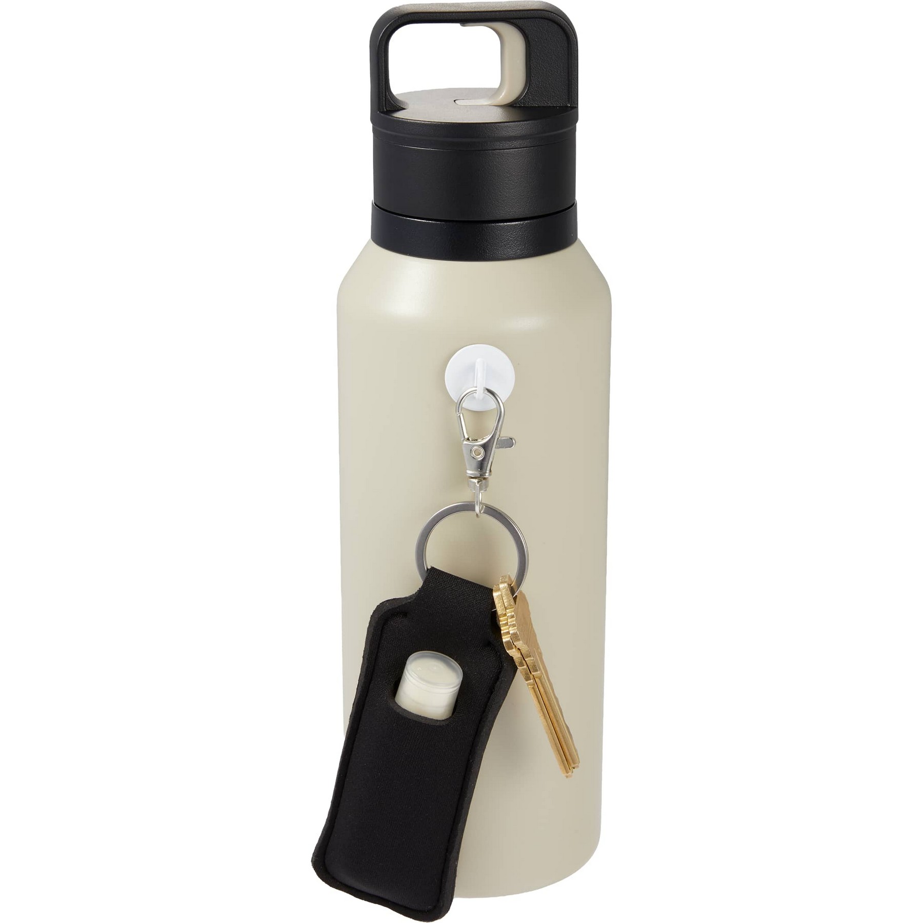 Bottle Charm w/ Neoprene Chapstick Holder 1