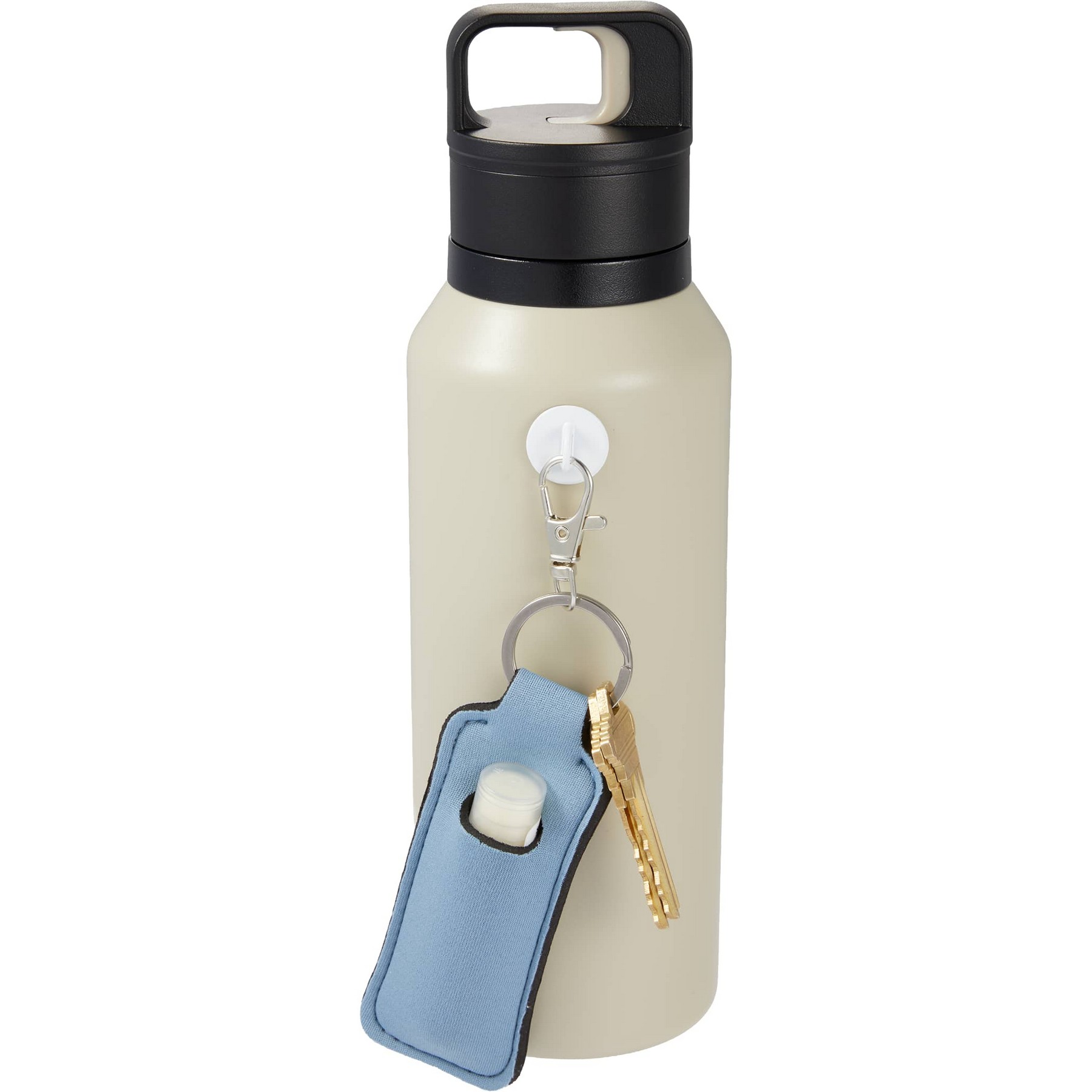Bottle Charm w/ Neoprene Chapstick Holder 1